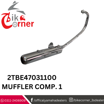 2TBE47031100 MUFFLER COMP. 1