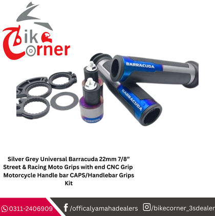 Silver Grey Universal Barracuda 22mm