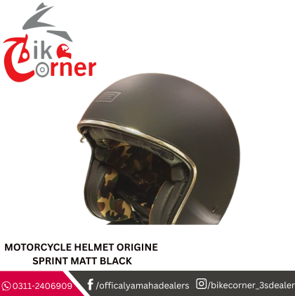 HELMET ORIGINE SPRINT MATT BLACK