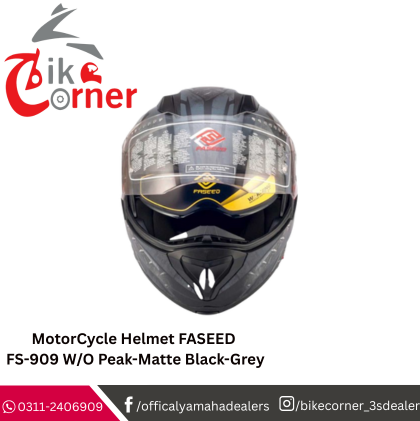 Helmet FASEED Peak-Matte Black-Grey