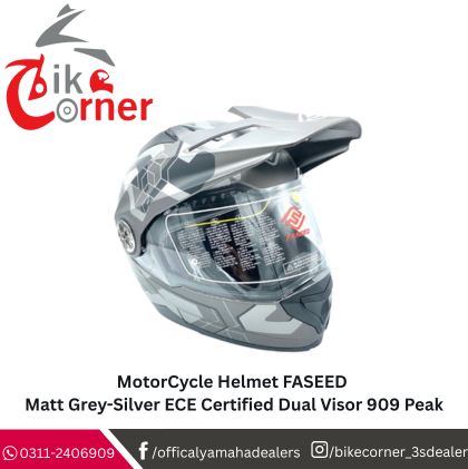 MotorCycle Helmet FASEED Matt Grey