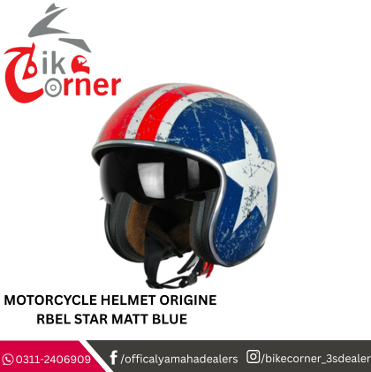 MOTORCYCLE HELMET ORIGINE RBEL STAR