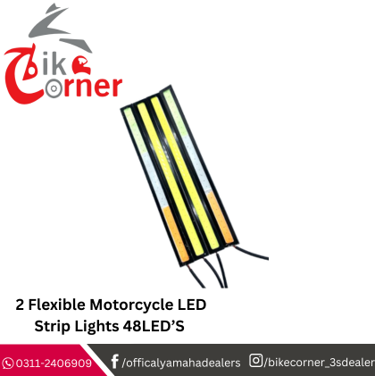 2 Flexible Motorcycle LED