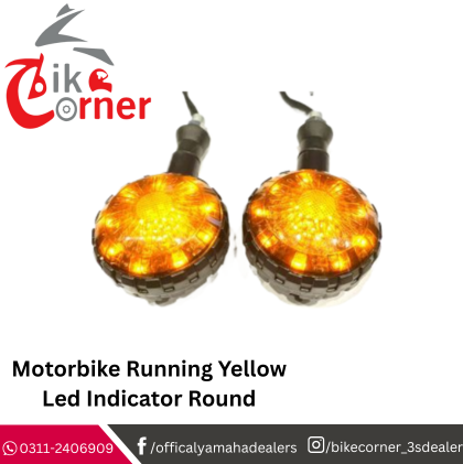 Motorbike Running Led Indicator Round