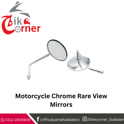 Motorcycle Chrome Rare View Mirrors