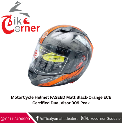 Helmet FASEED Matt Black-Orange