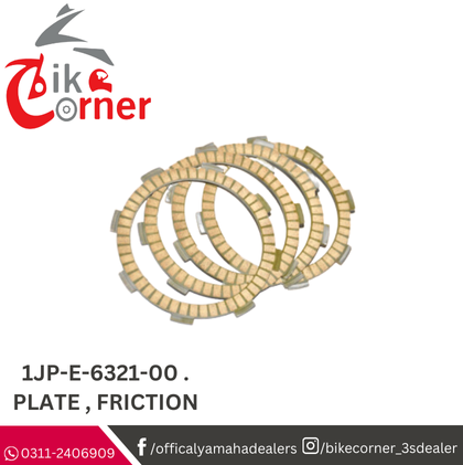 1JP-E-6321-00 PLATE   FRICTION